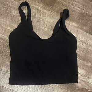 lululemon athletica Black Crop Top